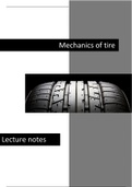 Mechanics of tire