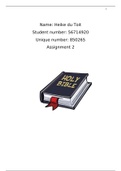 EDT303Q assignment 2 (Religious studies)