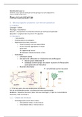 Samenvatting neurologie deel 1 (Neuroanatomie)