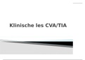 Klinische les CVA en TIA