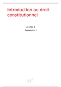 Cours de droit constitutionnel