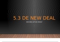 Powerpoint les 3 Havo, New Deal