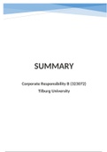 Summary Corporate Responsibility B 