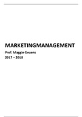 Begrippenlijst Marketing Management