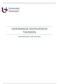 Samenvatting Hedendaagse sociologische theorieën 2017-2018