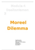 HBO-V HAN&period; Verslag tentamen moreel dilemma module 4 - cijfer 8 - 2018