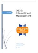 Internationaal Management (eindproduct)
