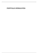Eindopdracht en portfolio