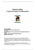 Samenvatting Corporate Finance Fundamentals (Ross, Westerfield, Jordan)