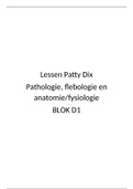 Patty Dix (ANFY, FLEB, PATH) BLOK D1 alle 4 hoorcolleges