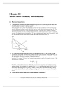 Solutions to chapter 10 from Microeconomics, Student Value Edition (8th Edition)