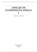 Zakelijk en Economisch Engels 1 - Woordenlijst (2017-2018)