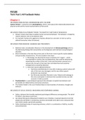 PSY100 Term Test 1 All Textbook Notes
