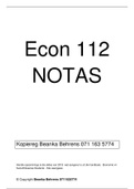 Econ Chapter 1- wat is ekonomie