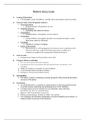 Hospitality and Tourism Midterm Study Guide