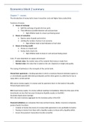 IBL year 2 - Economics A summary block 2 exam (Made by Amy Diemer)