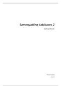Samenvatting colleges databases 2