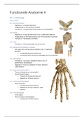 Samenvatting Anatomie bovenste extremiteit: gewrichten, spieren, zenuwen en arteriën