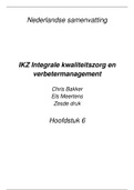 IKZ Integrale kwaliteitszorg en verbetermanagement H6