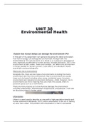 Environmental health (UNIT 38)