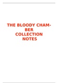 The Bloody Chamber Collection Notes