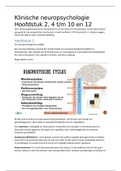Klinische neuropsychologie, H2 4 t/m 10 en 12