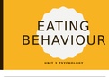 Eating Behaviour Revision 