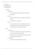Outline - Final Research Paper