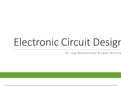 Very Easy Electrical Circuit Design Notes