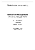 Operations Management H6 - Nederlandstalig