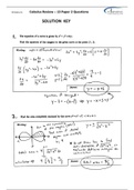 Calculus Review (Annotated Document)