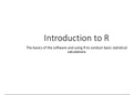 An Introduction to RStudio