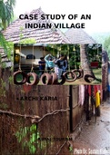 Case study of an Indian village