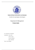 Organisatie en Management Triodos bank