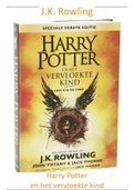 Leesverslag Harry Potter en het vervloekte kind, J.K. Rowling - leerjaar 2