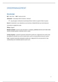 Samenvatting ordermanagement