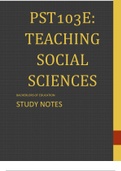 pst103: teaching social science