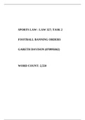 Sports Law Task 2