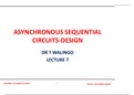 A-SYNCRONOUS SEQUENTIAL-DESIGN