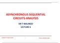 A-SYNCRONOUS SEQUENTIAL-ANALYSIS