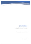 Samenvatting Statistiek I 2019