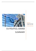 EU politics - General summary