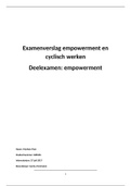 examenverslag Empowerment