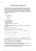 Scheikunde samenvatting - H6 Schoonmaken - Chemie (6e editie) - VWO4
