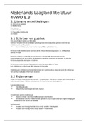 Nederlands literatuur 4 VWO cursus 8, hoofdstuk 3