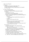 Chapters 10 & 15 Outlines