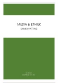 Samenvatting Media en Ethiek 2017-2018 (K. Verstrynge)