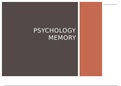 Psychology GCSE 9-1 Memory