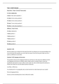 English Language Paper 1 GCSE 9-1