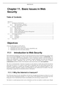 Basic issues in Web Security